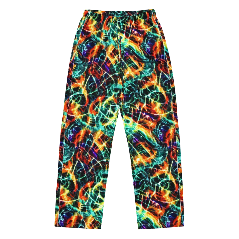 Afterdark Feathers on Women's Pajama Pants — Front