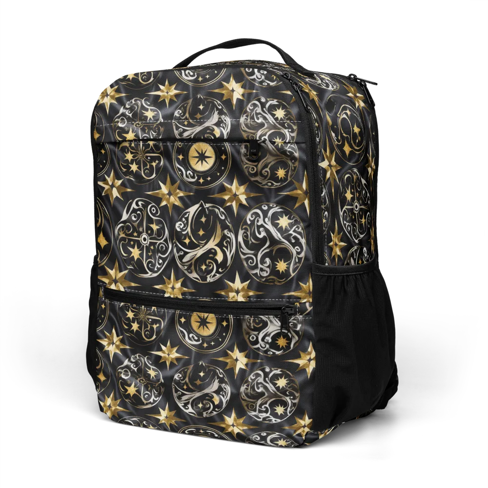 Midnight Compass on Utility Backpack — Left Front