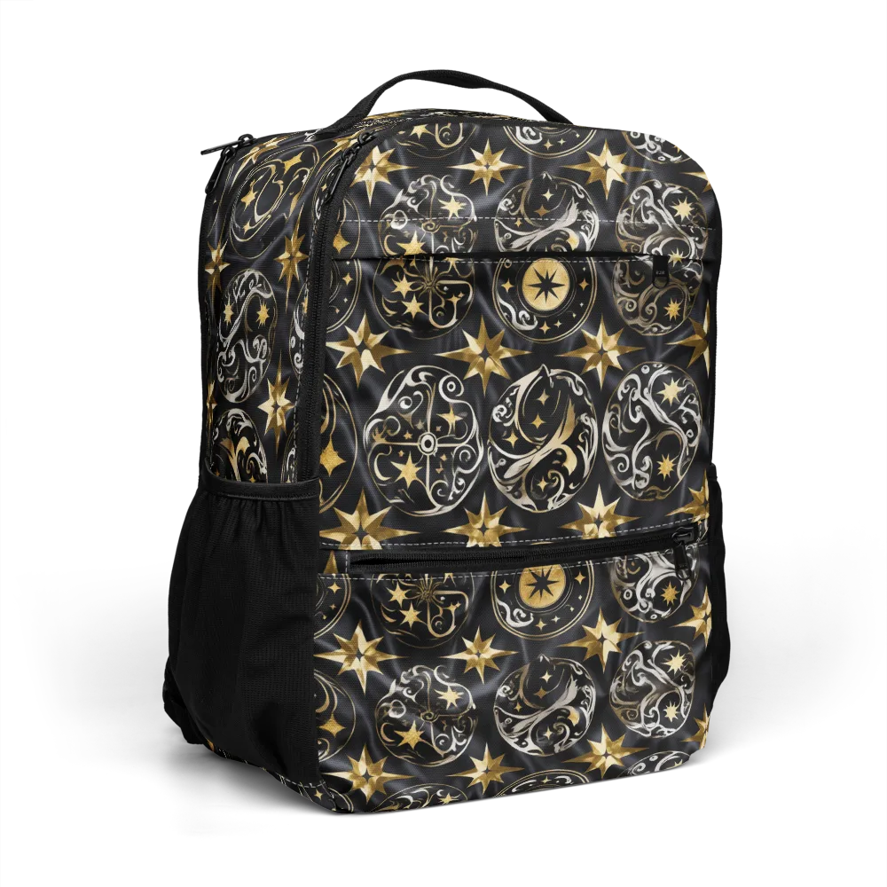 Midnight Compass on Utility Backpack — Right Front