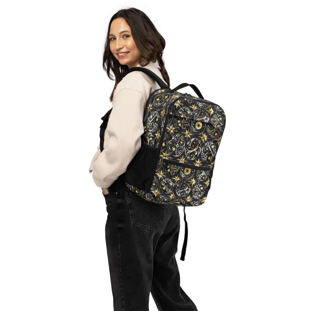 Midnight Compass on Utility Backpack — Back