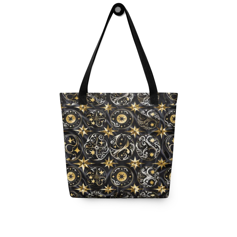 Midnight Compass on Tote Bag — Front