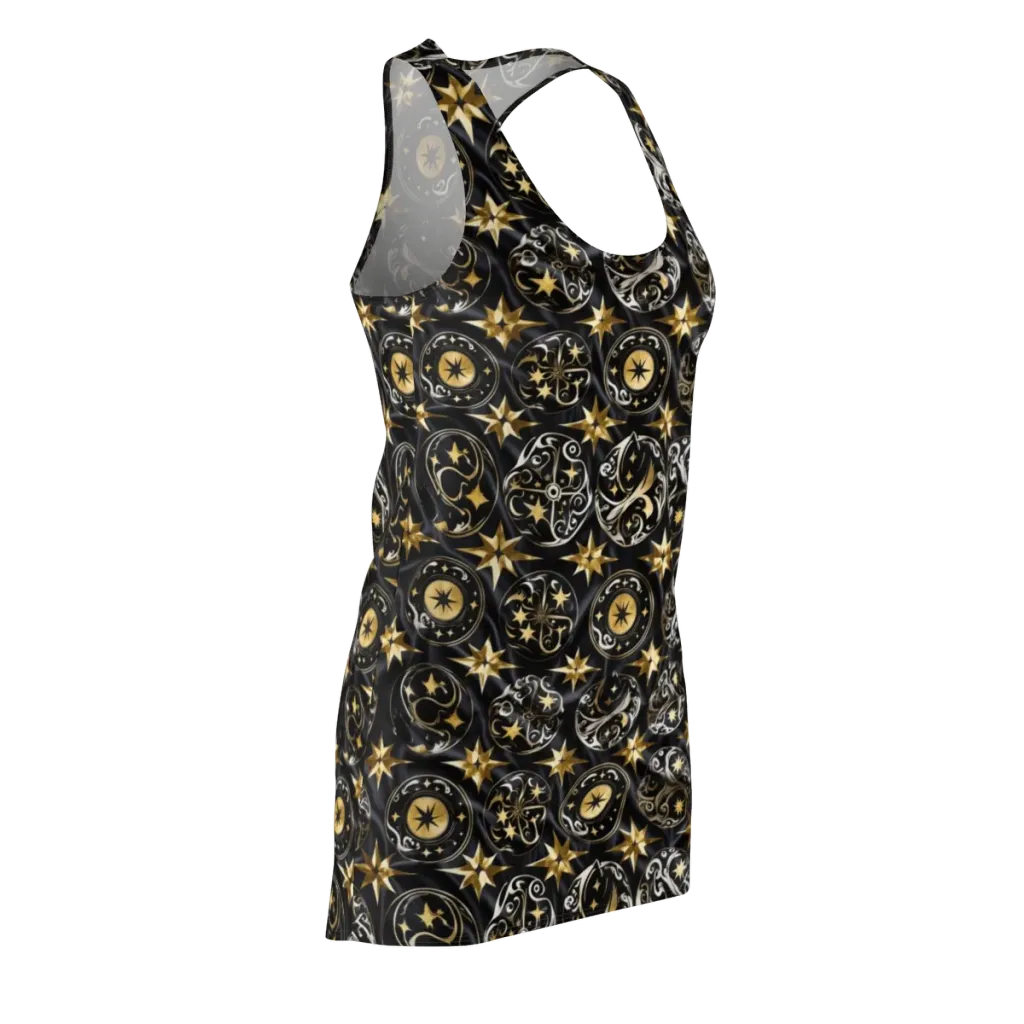 Midnight Compass on Racerback Dress — Front Side