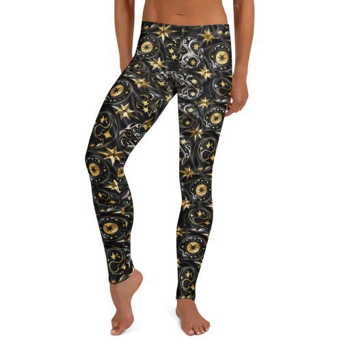 Midnight Compass on a Leggings