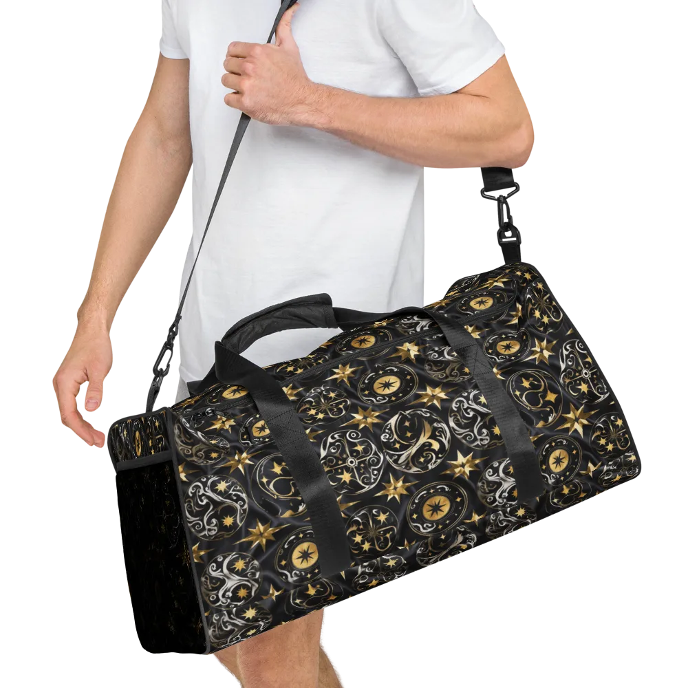 Midnight Compass on Duffle Bag — Right Front