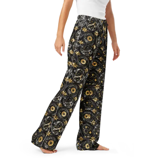 Midnight Compass on a Women's Pajama Pants