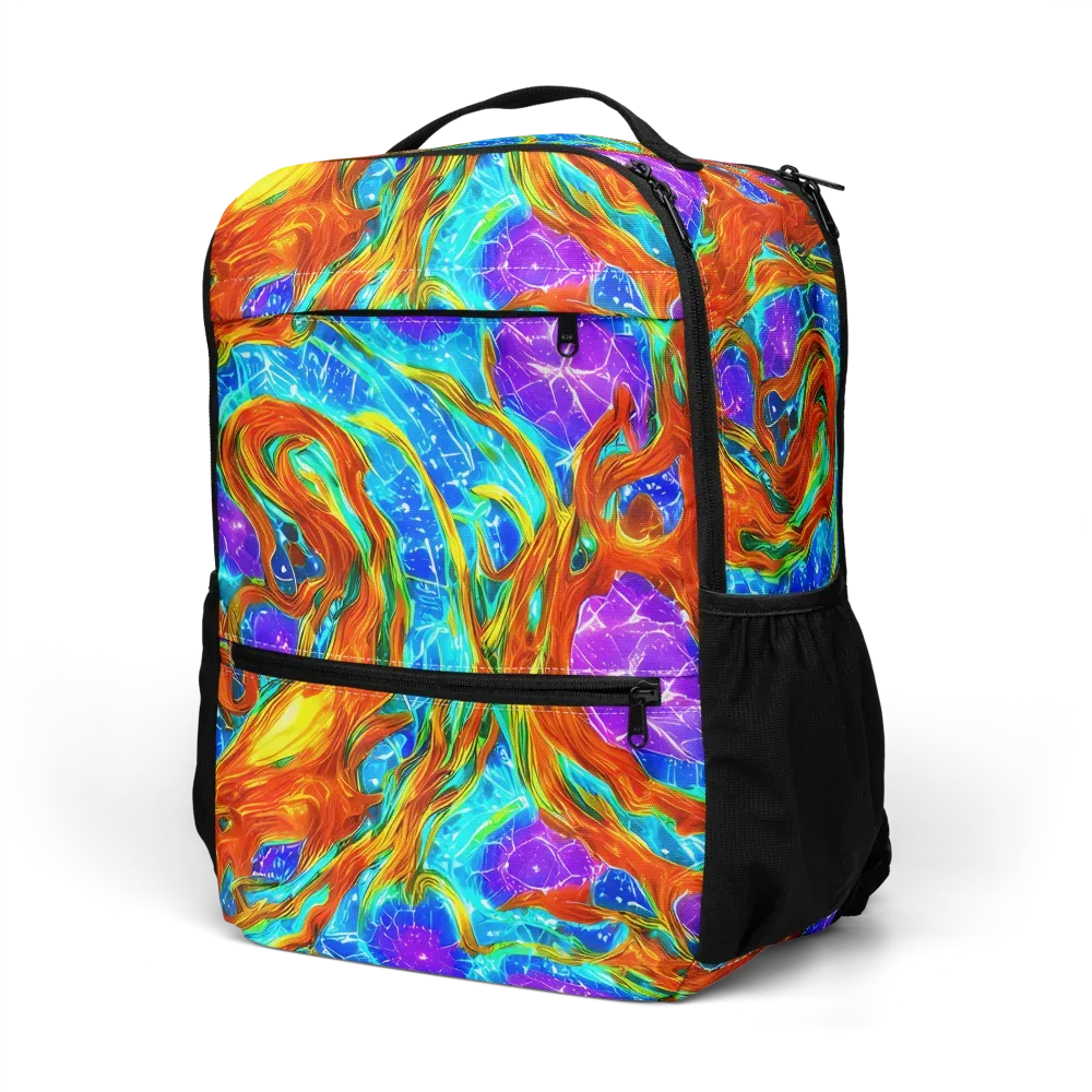Prismatic Inferno on Utility Backpack — Left Front