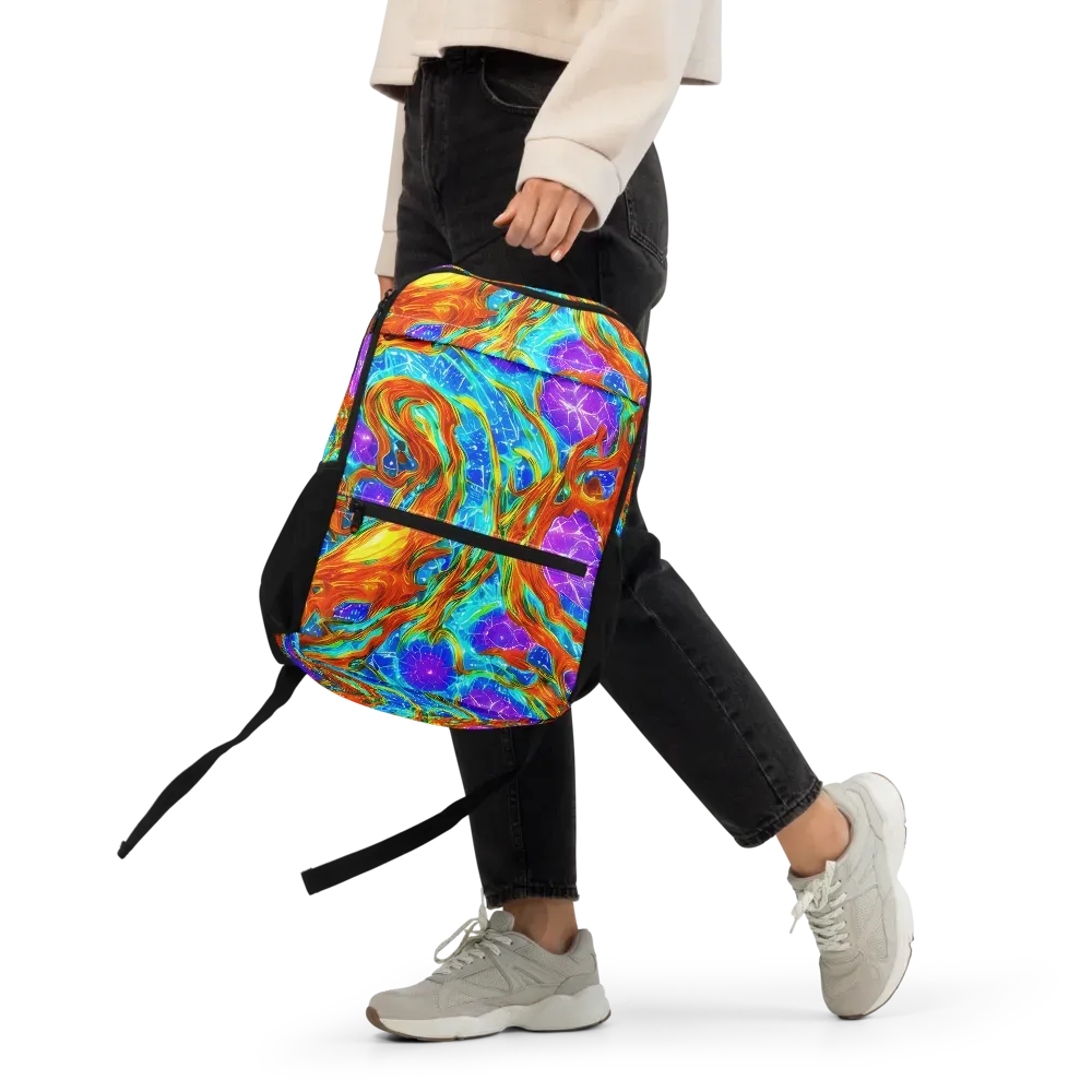Prismatic Inferno on Utility Backpack — Front