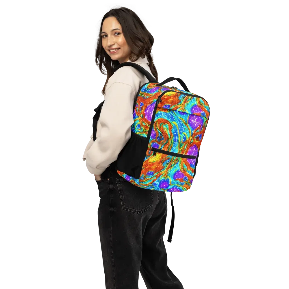 Prismatic Inferno on Utility Backpack — Back
