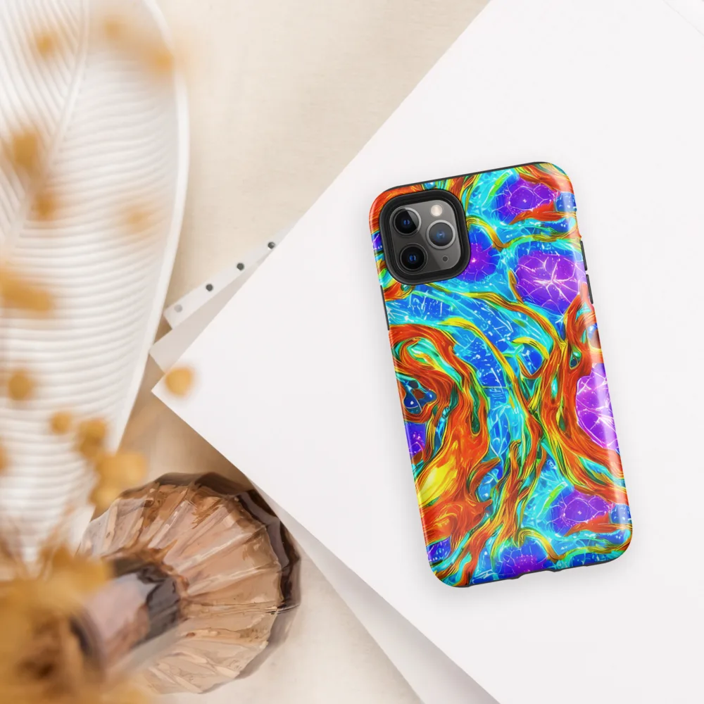 Prismatic Inferno on Tough Case for iPhone® — Front
