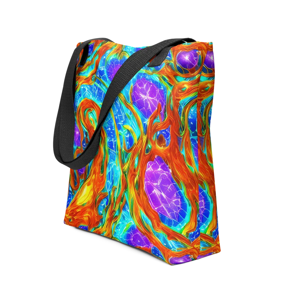 Prismatic Inferno on Tote Bag — Front