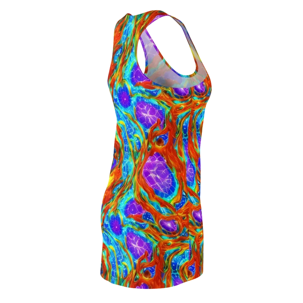 Prismatic Inferno on Racerback Dress — Back Side