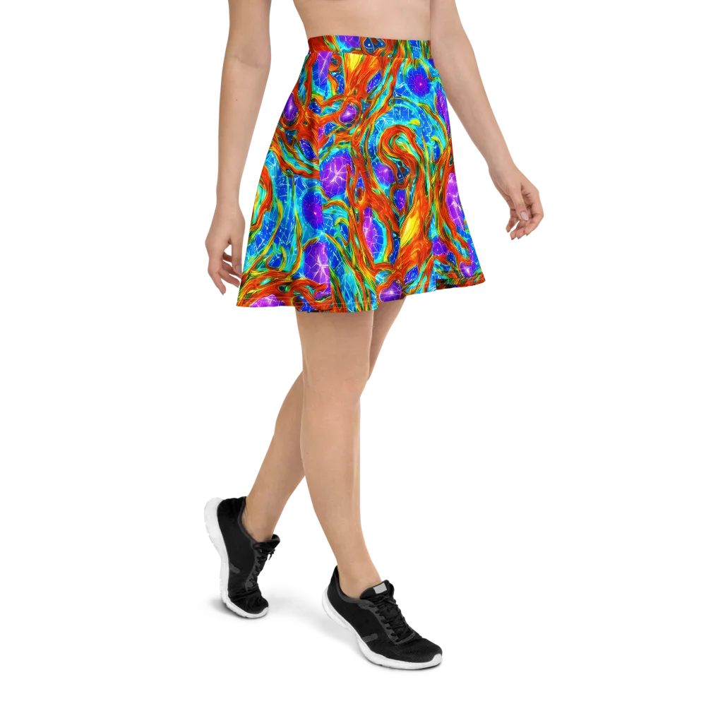 Prismatic Inferno on Skater Skirt — Right