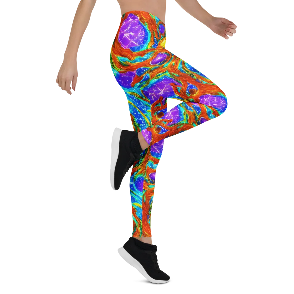 Prismatic Inferno on Leggings — Right