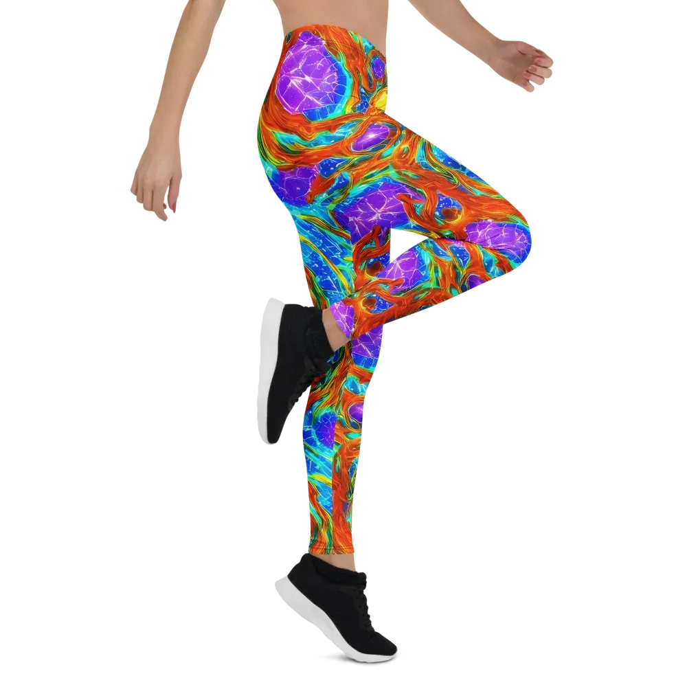Prismatic Inferno on Leggings — Right