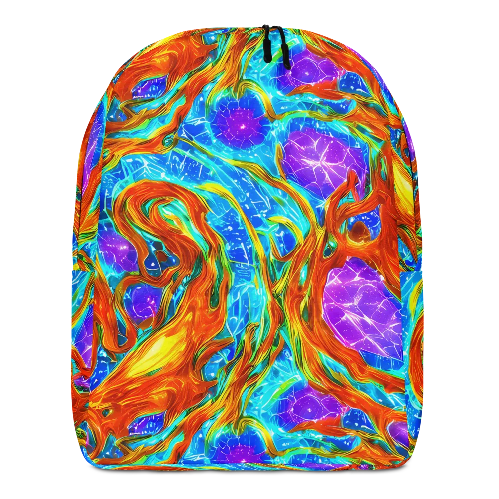 Prismatic Inferno on Minimalist Backpack — Front