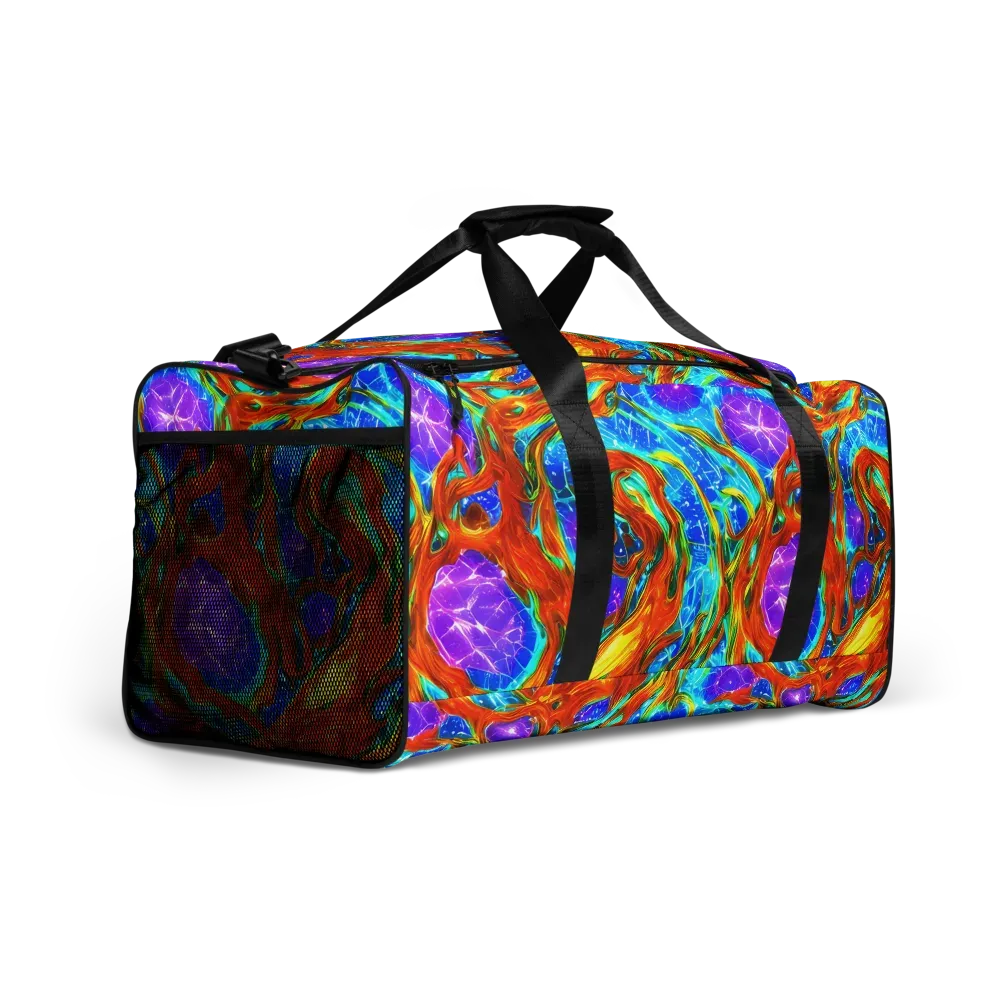 Prismatic Inferno on Duffle Bag — Right Front