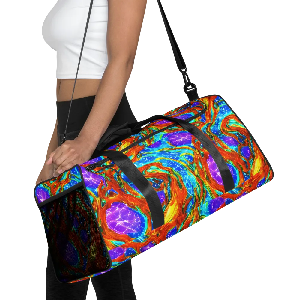 Prismatic Inferno on Duffle Bag — Front