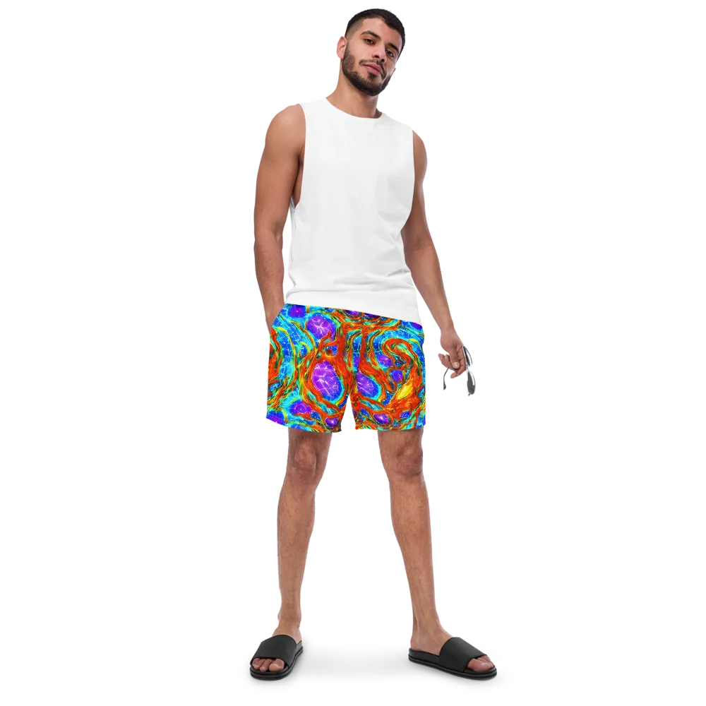 Prismatic Inferno on Swim Trunks — Front