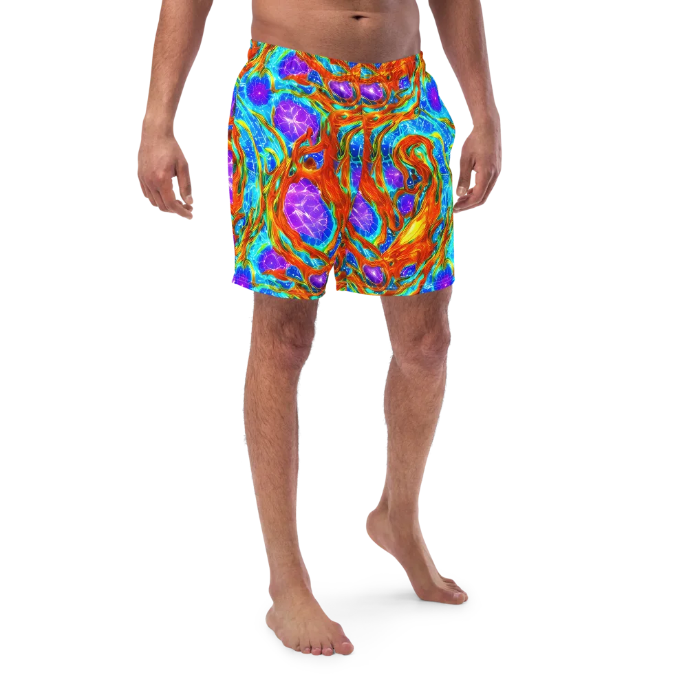 Prismatic Inferno on Swim Trunks — Front