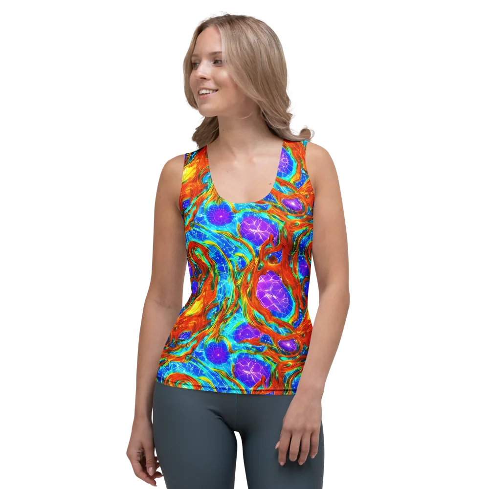 Prismatic Inferno on Women's Tank Top — Front
