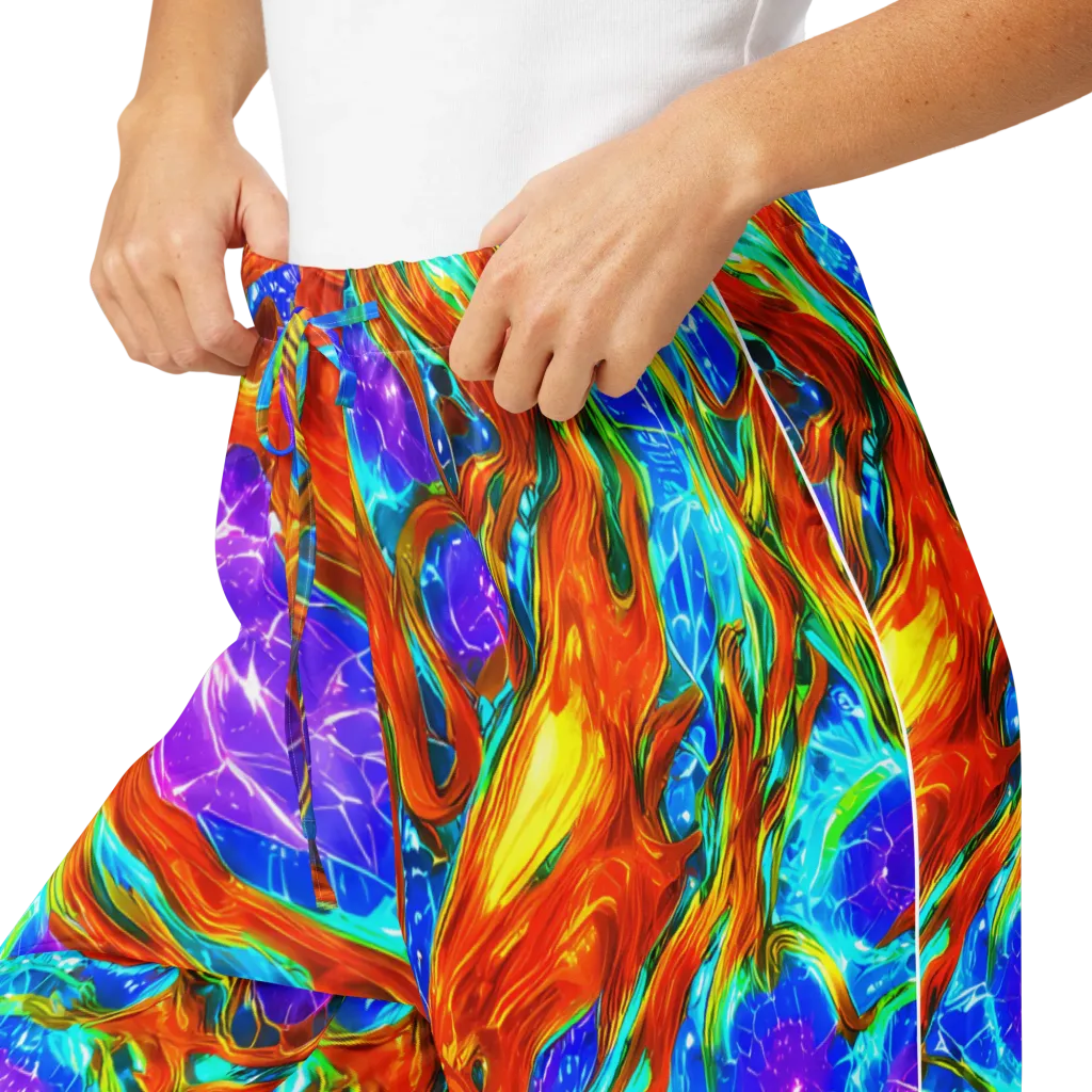 Prismatic Inferno on Women's Pajama Pants — Product details