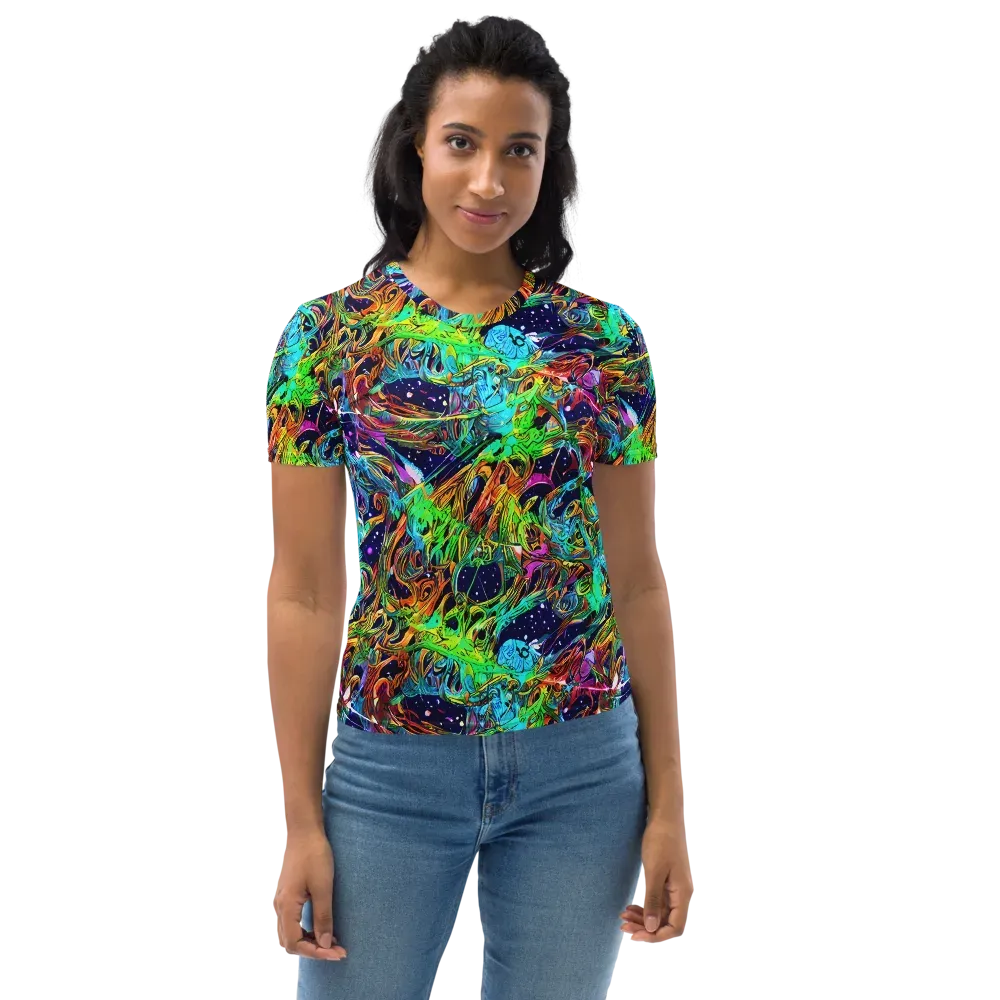 Neon Mythos on Women's Crew Neck T-Shirt — Front