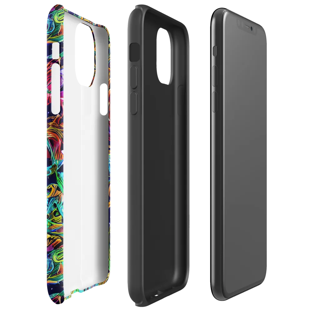 Neon Mythos on Tough Case for iPhone® — Right