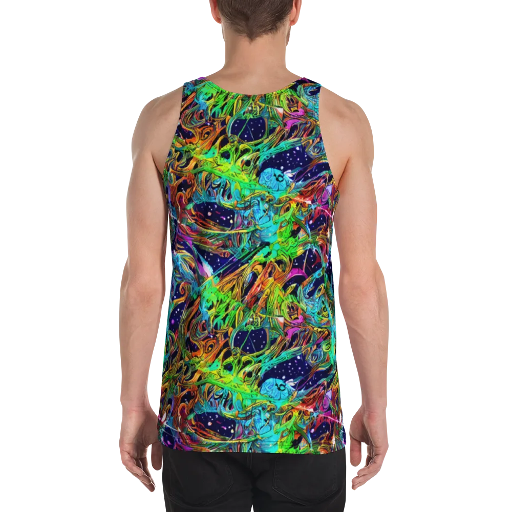 Neon Mythos on Men's Tank Top — Back