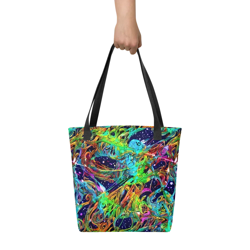 Neon Mythos on Tote Bag — Front