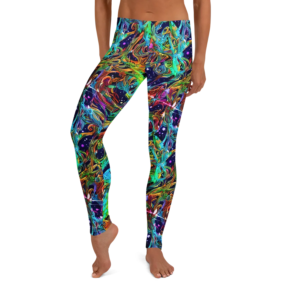 Neon Mythos on Leggings — Front