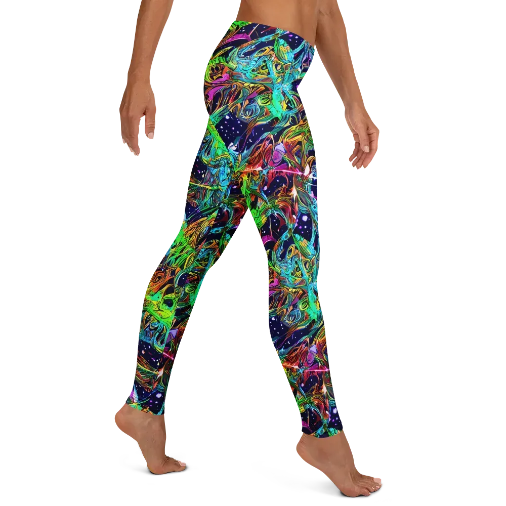 Neon Mythos on Leggings — Right