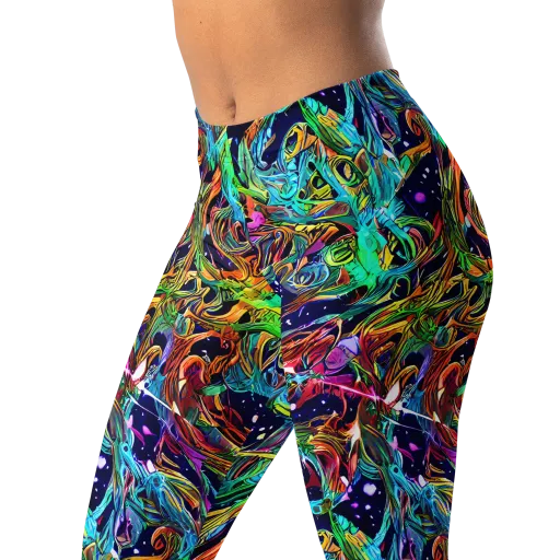 Neon Mythos on a Leggings