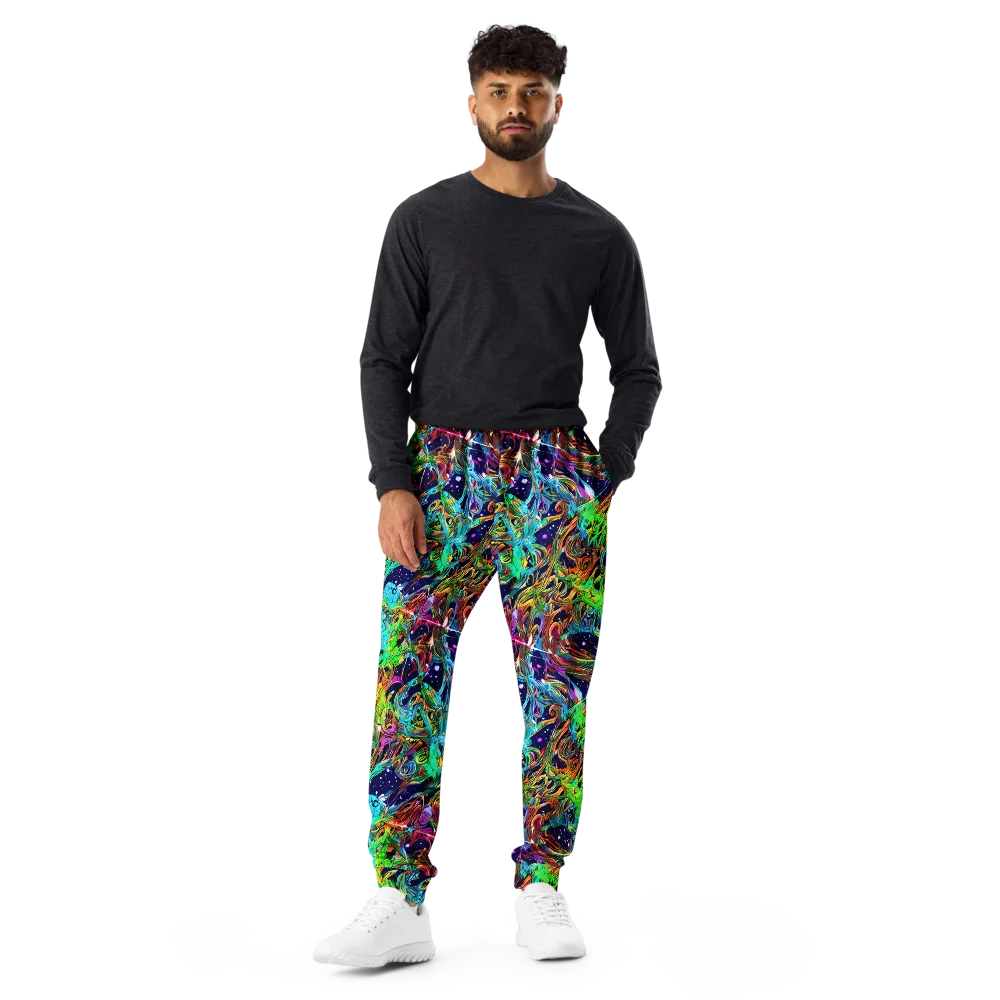Neon Mythos on Men's Joggers — Front