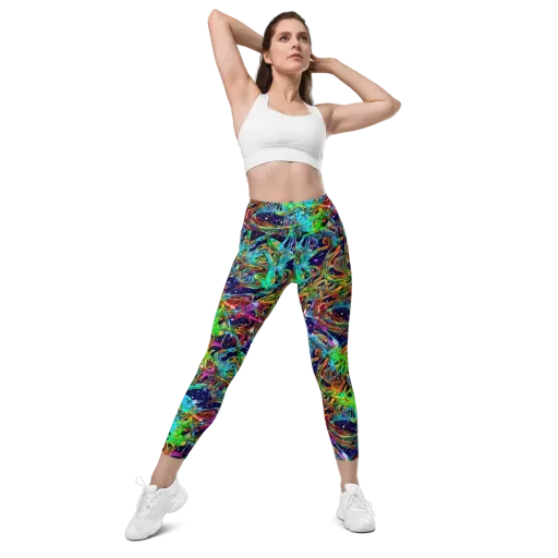 Neon Mythos on a Leggings with Pockets