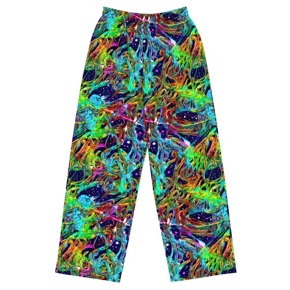 Neon Mythos on Wide-Leg Pants — Front