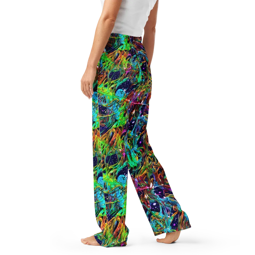 Neon Mythos on Women's Pajama Pants — Left