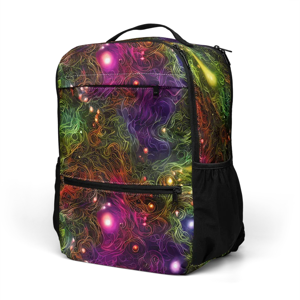 Cosmic Tendrils on Utility Backpack — Left Front