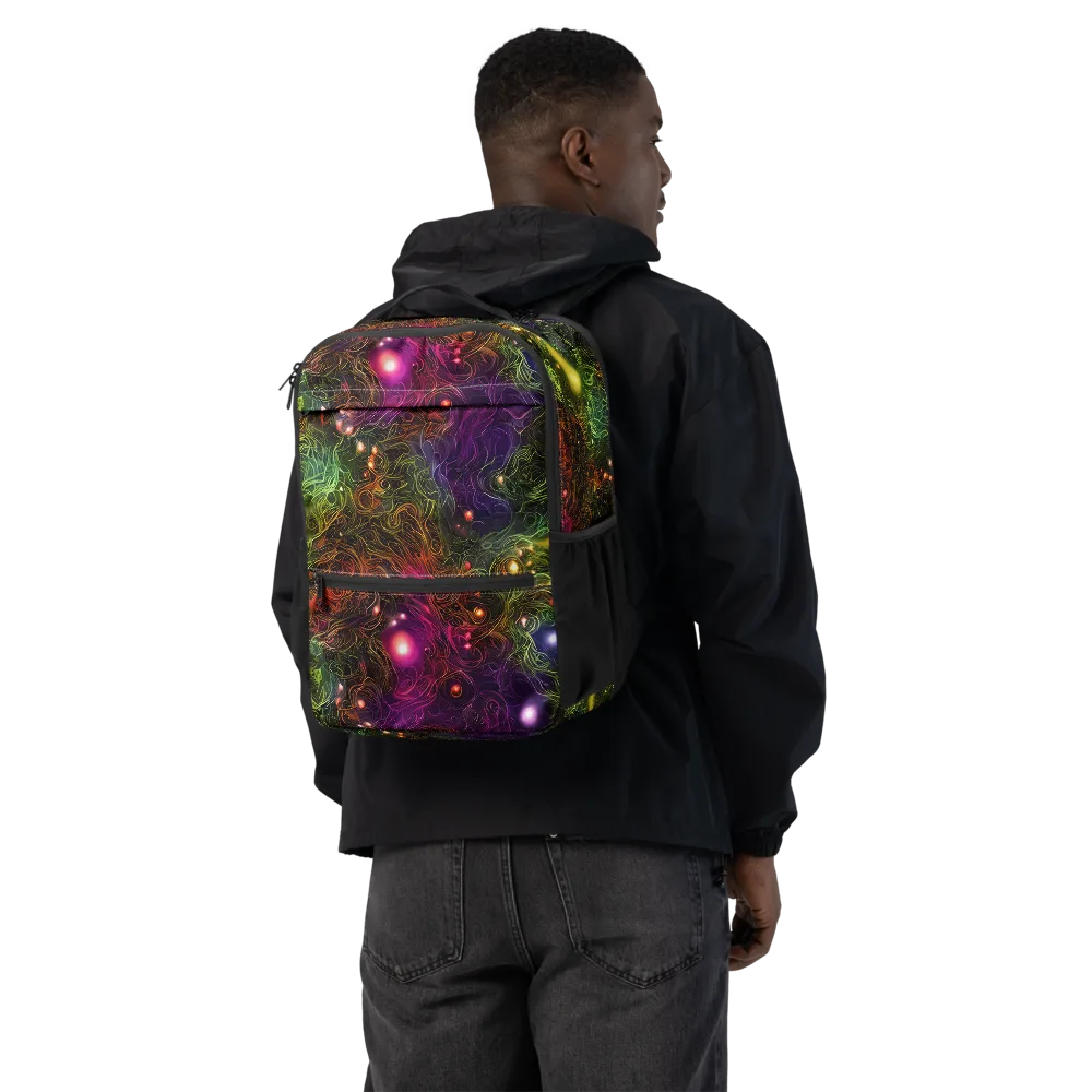 Cosmic Tendrils on Utility Backpack — Back