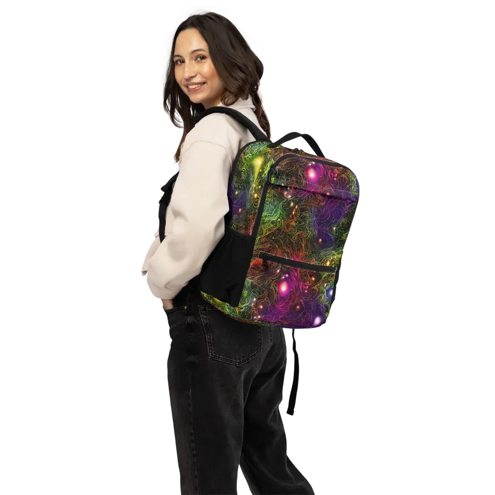Cosmic Tendrils on Utility Backpack — Back