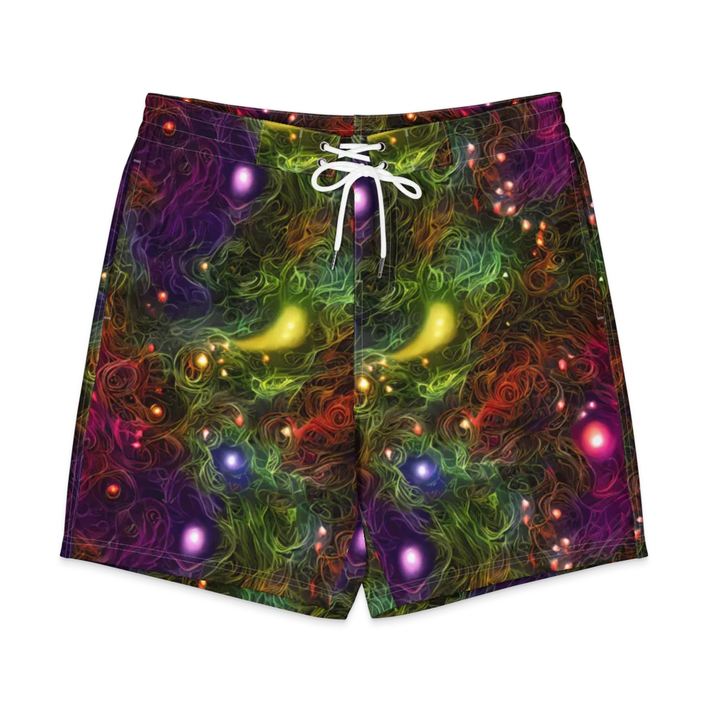 Cosmic Tendrils on Men's Board Shorts — Front