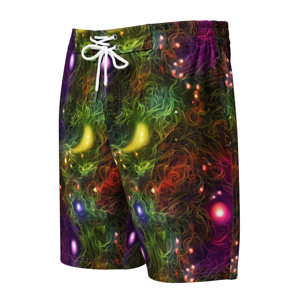 Cosmic Tendrils on Men's Board Shorts — Front
