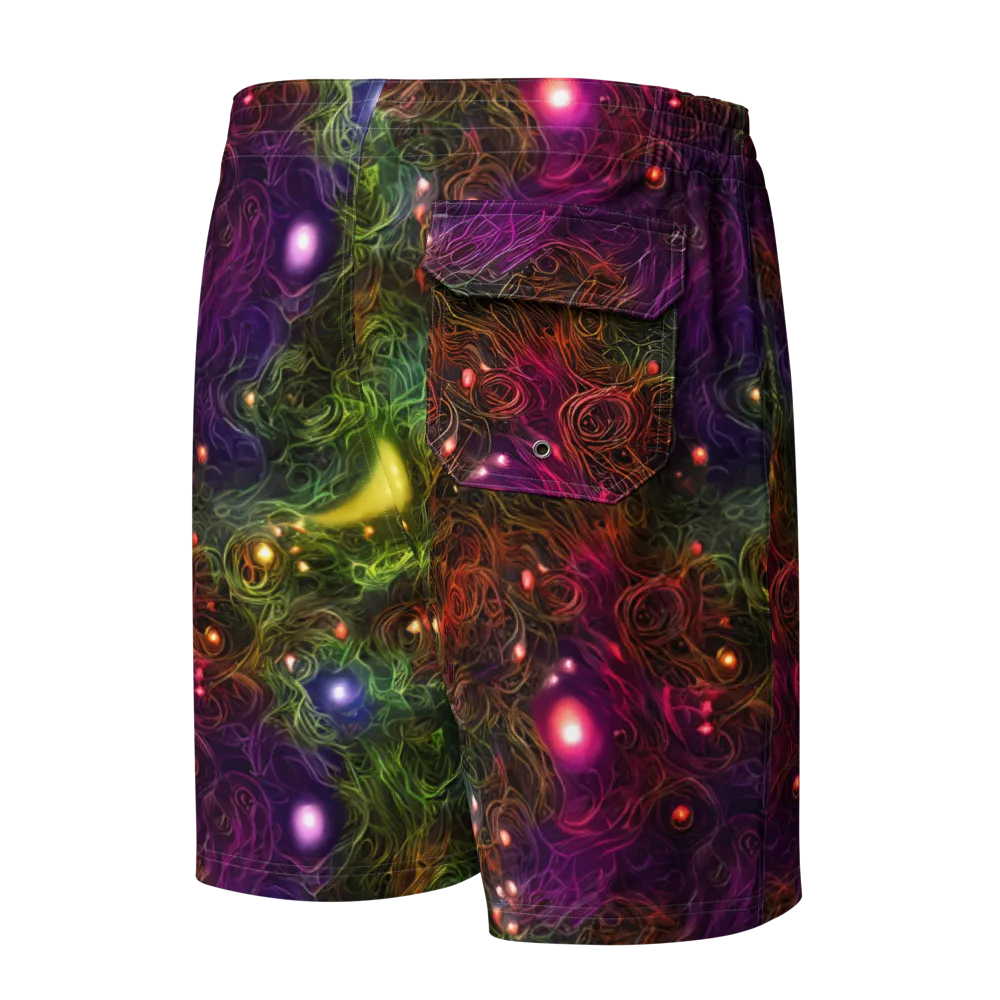 Cosmic Tendrils on Men's Board Shorts — Back