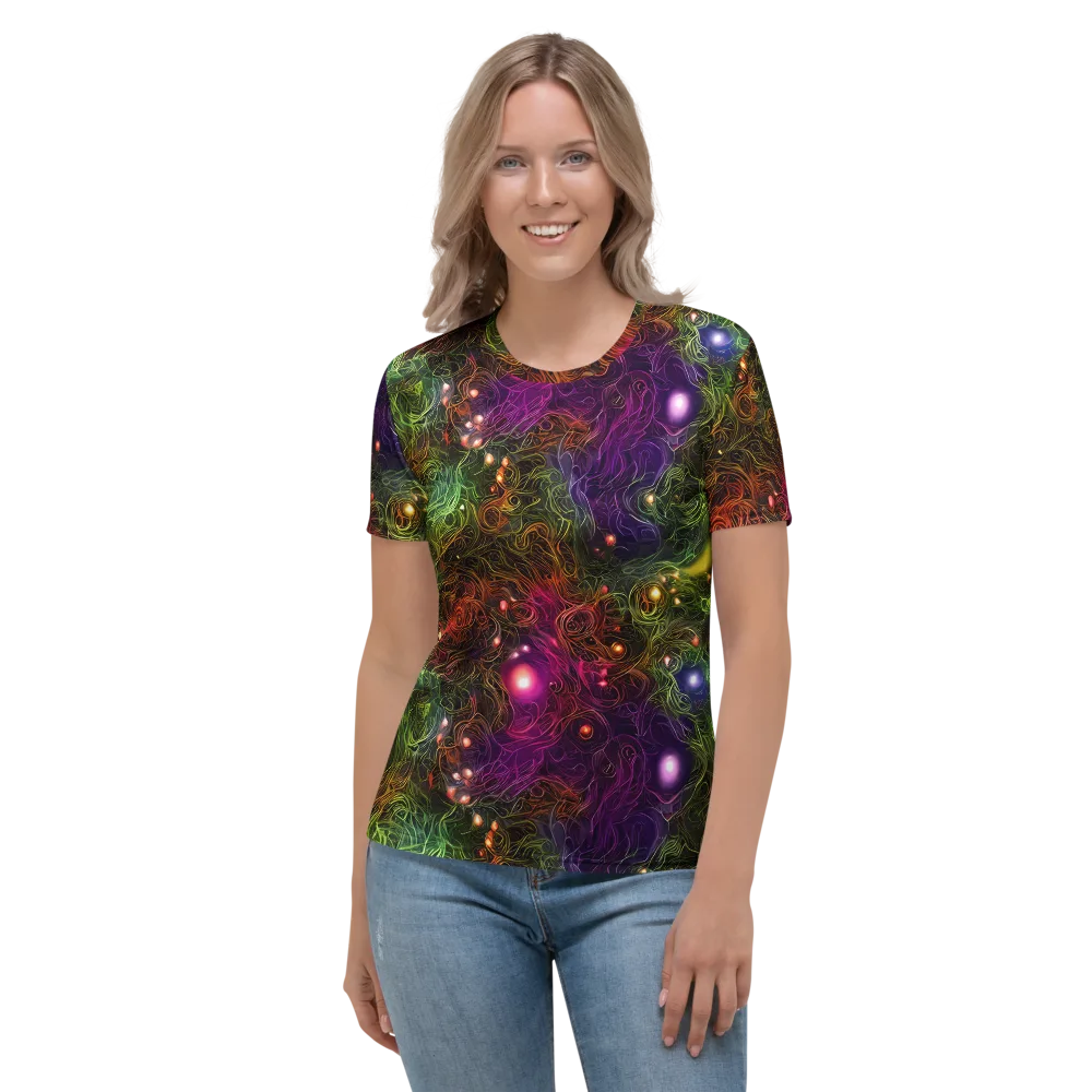 Cosmic Tendrils on Women's Crew Neck T-Shirt — Front