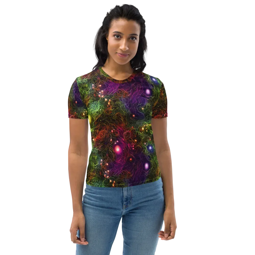 Cosmic Tendrils on Women's Crew Neck T-Shirt — Front
