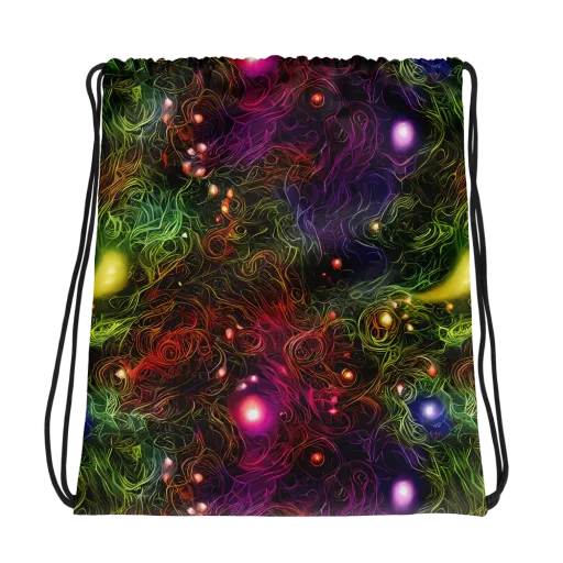 Cosmic Tendrils on a Drawstring Bag