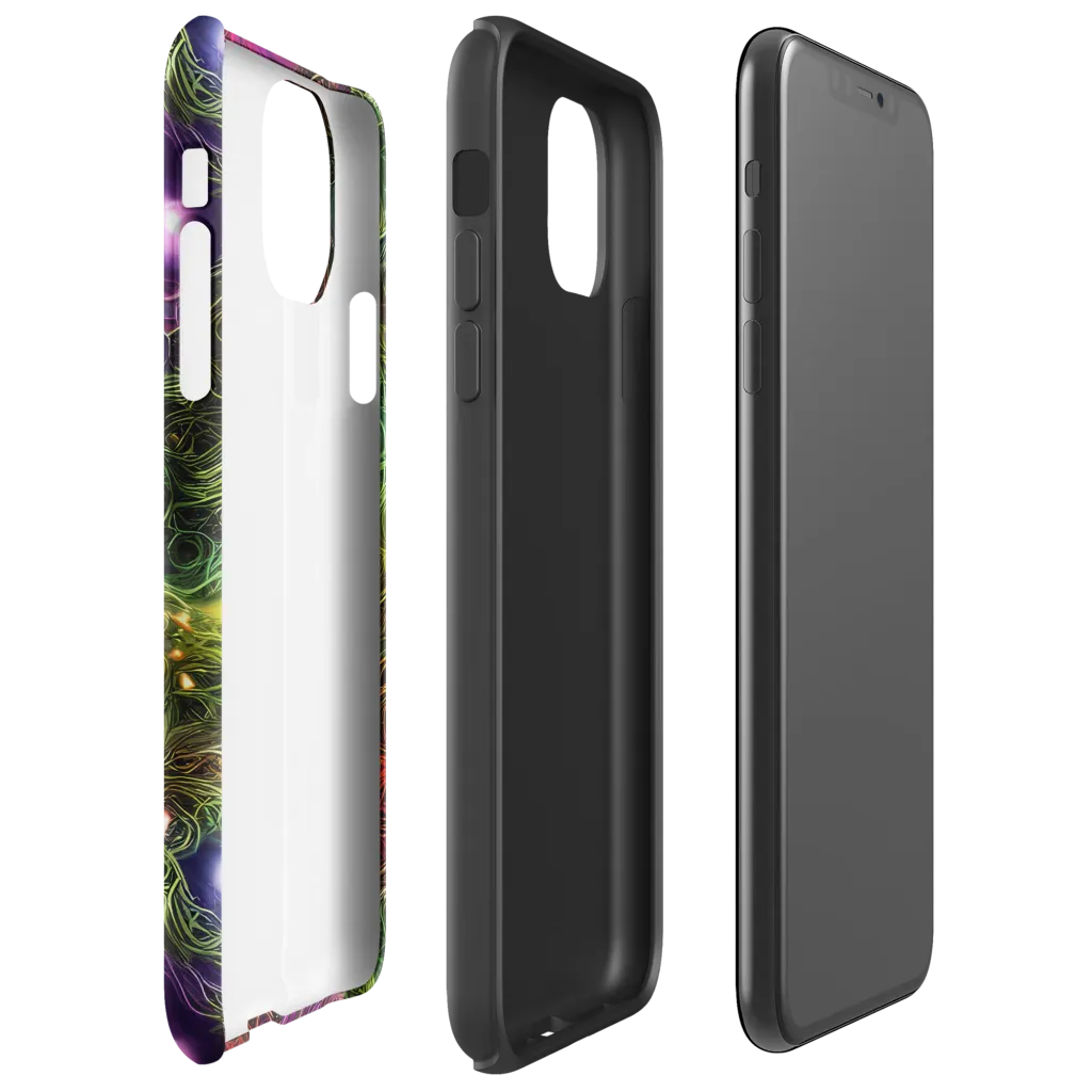 Cosmic Tendrils on Tough Case for iPhone® — Right
