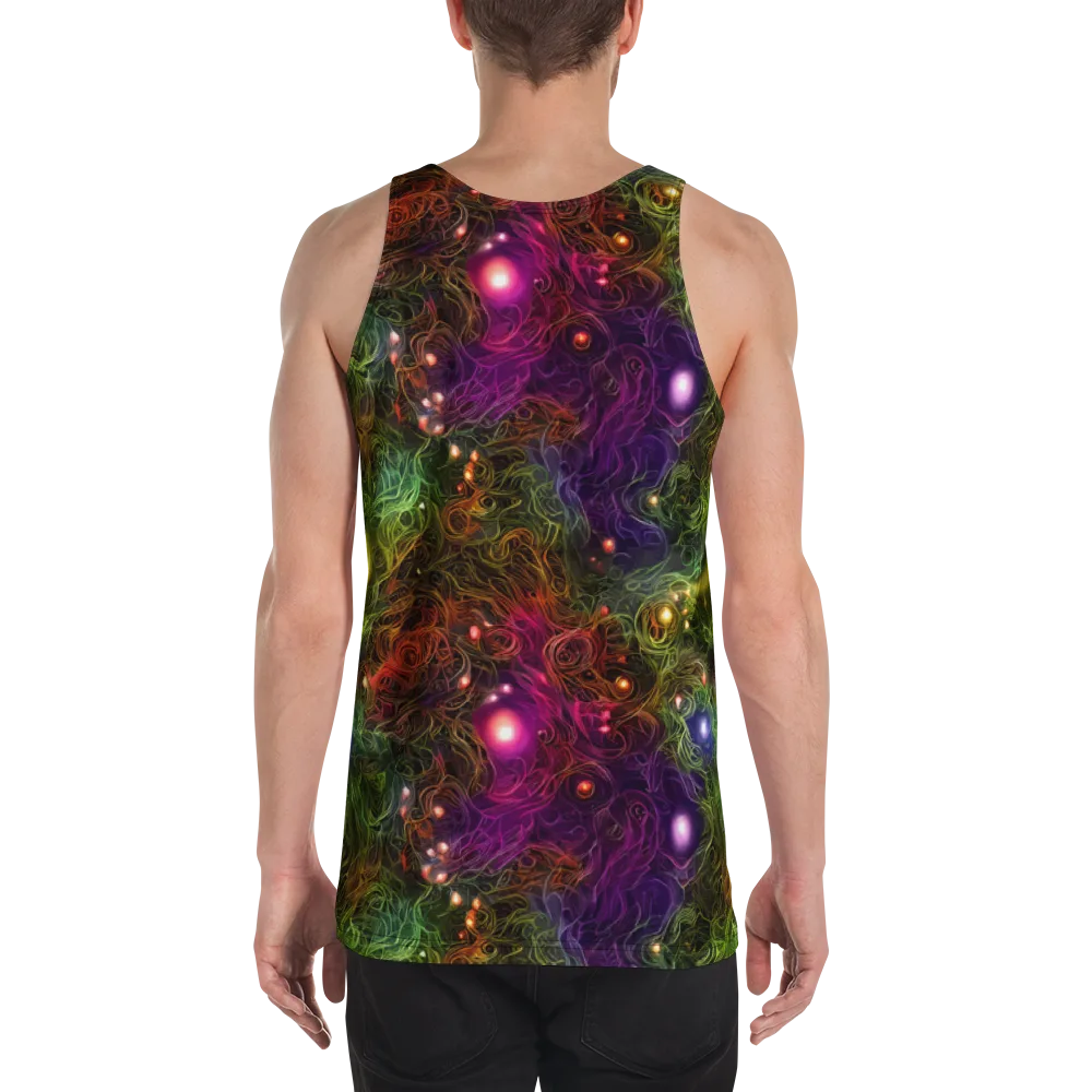 Cosmic Tendrils on Men's Tank Top — Back