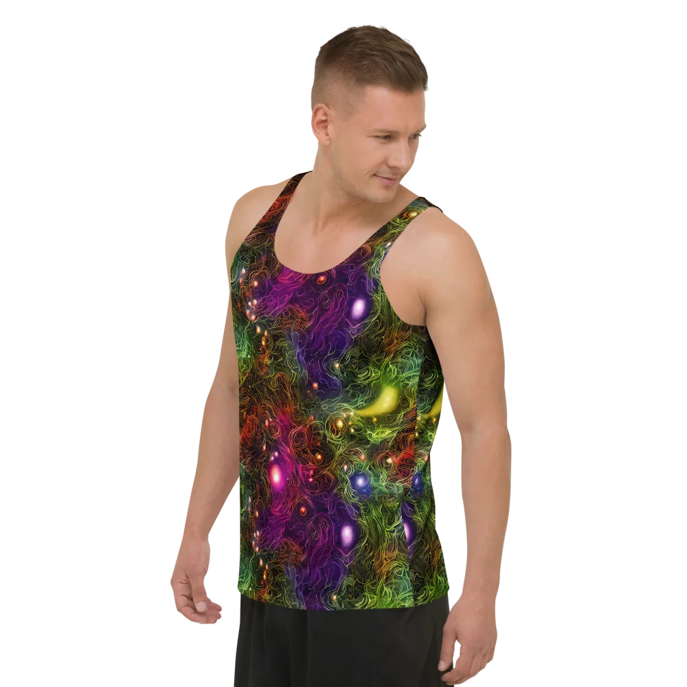 Cosmic Tendrils on Men's Tank Top — Left Front