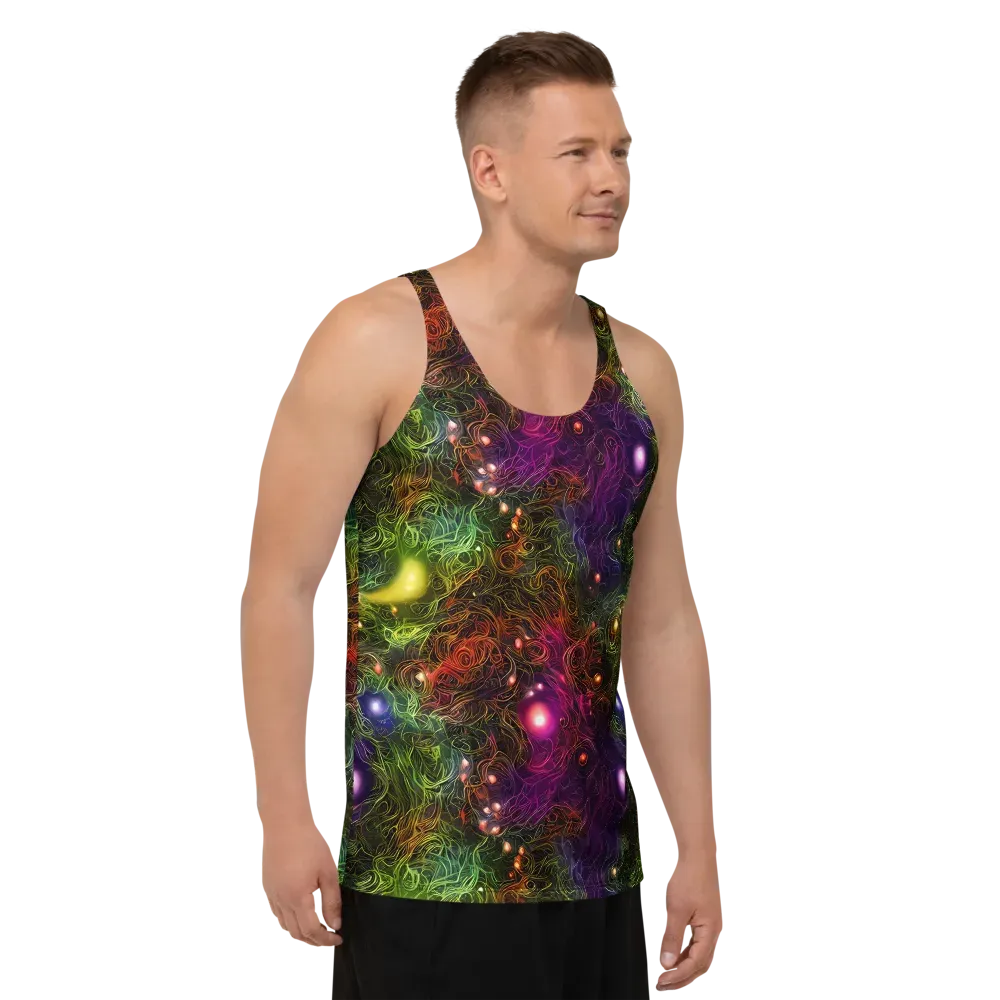 Cosmic Tendrils on Men's Tank Top — Right Front