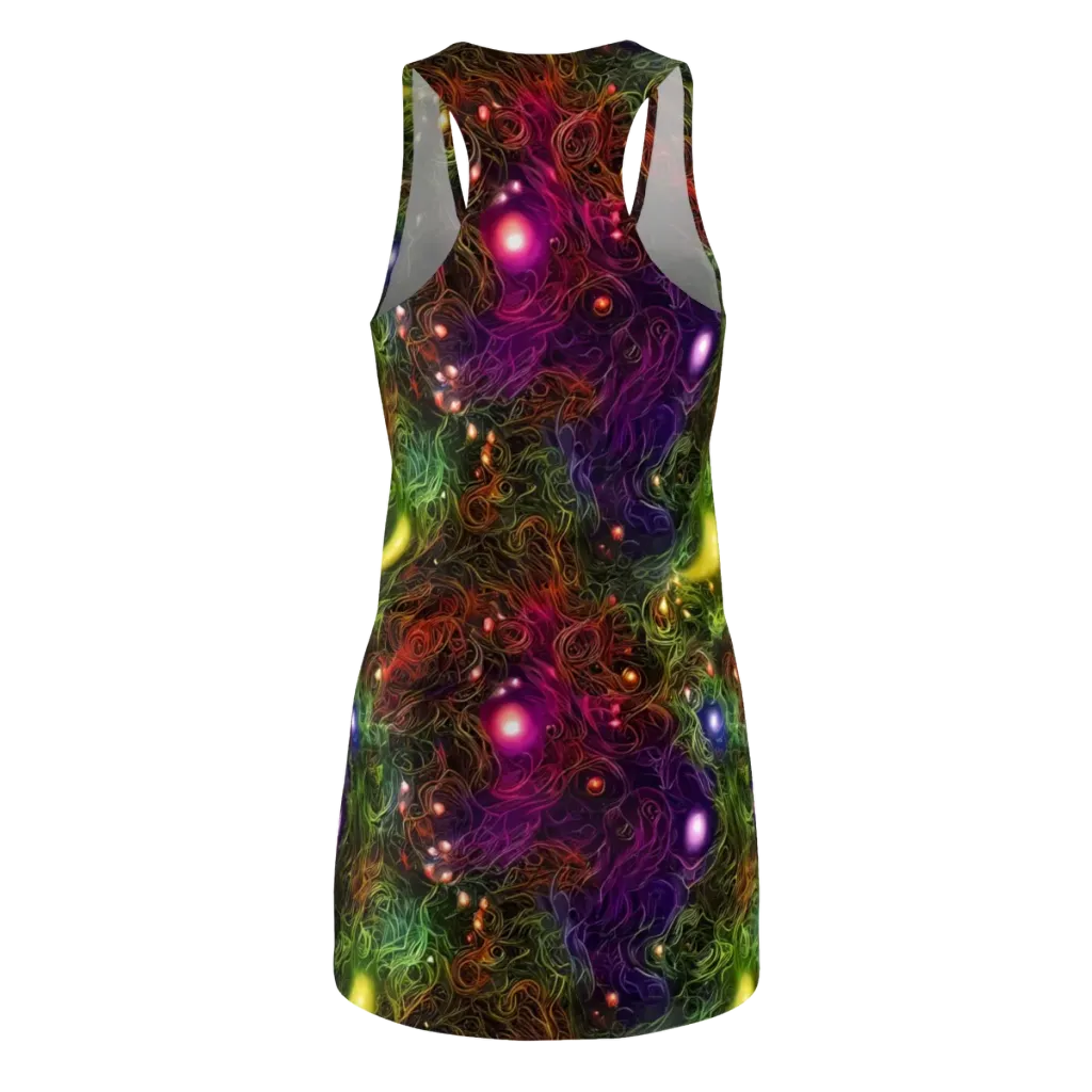 Cosmic Tendrils on Racerback Dress — Back
